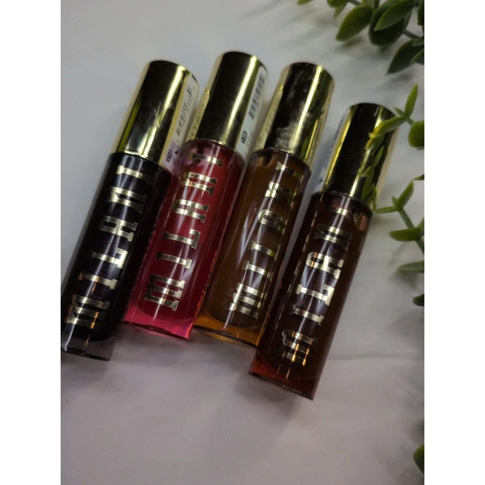 SEALED LOT 4!🥰Milani Fruit Fetish Lip Oils Limited Edition Cacoa Fig Melon More